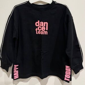 ZARA KIDS GIRLS DANCE TEAM SWEATSHIRT 11-12 $25.90